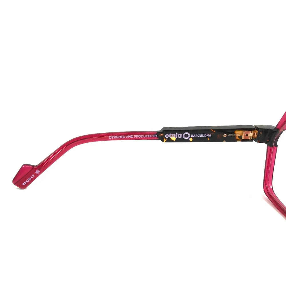 Etnia Barcelona Eyeglasses Frames CHROMA N38 RDHV Red Havana Fuchsia 55-18-140